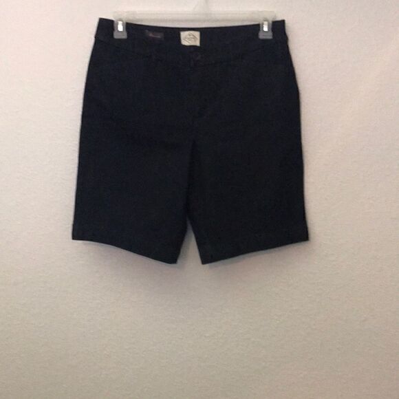 St. John’s Bay Bermuda shorts dark wash 10P - Picture 1 of 6